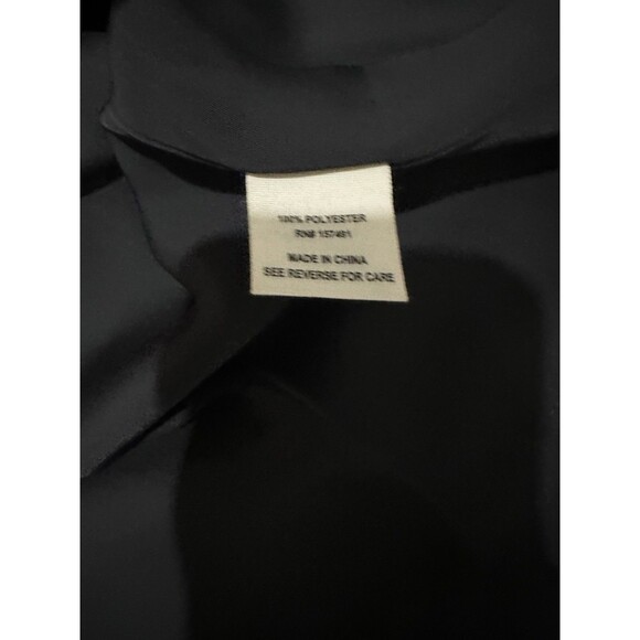 Altar’d State Womens Size M Black Slip Dress Scalloped Front Adjustable Straps - Picture 10 of 11